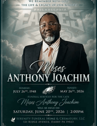 Moses A. Joachim Obituary